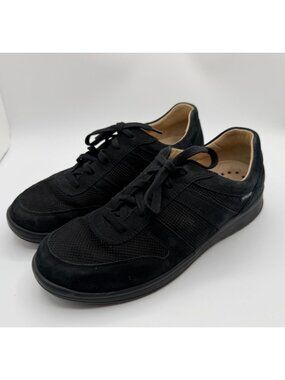 Mephisto Rebeca Perf Leather Walking Black Nubuck Women Size 9.5M Comfort Shoes
